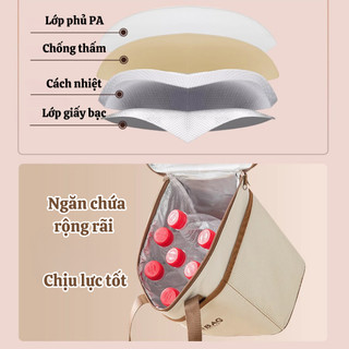 Túi Giữ Nhiệt Đựng Hộp Cơm ECO Vải Oxford Chống Thấm Nước, Túi Đựng Đồ Ăn Đi Làm Đi Học Tiện Lợi