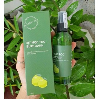 CHAI XỊT MỌC TÓC BƯỞI XANH, KÍCH THÍCH MỌC TÓC HIỆU QUẢ SAU 2 TUẦN 100ML