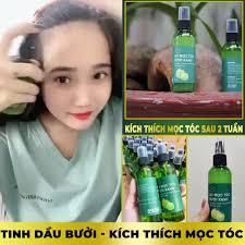 CHAI XỊT MỌC TÓC BƯỞI XANH, KÍCH THÍCH MỌC TÓC HIỆU QUẢ SAU 2 TUẦN 100ML