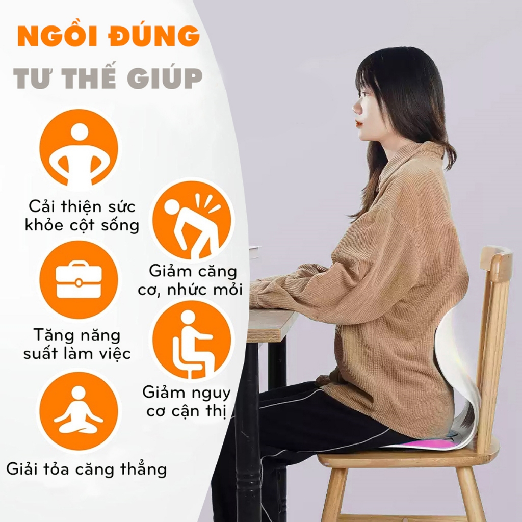 Ảnh Ghế Công Thái Học Chống Gù Lưng, Ghế Văn Phòng Giúp Ngồi Thẳng Lưng Phù Hợp Trẻ Em Sinh Viên Người Làm Việc Hãng Amalife 4
