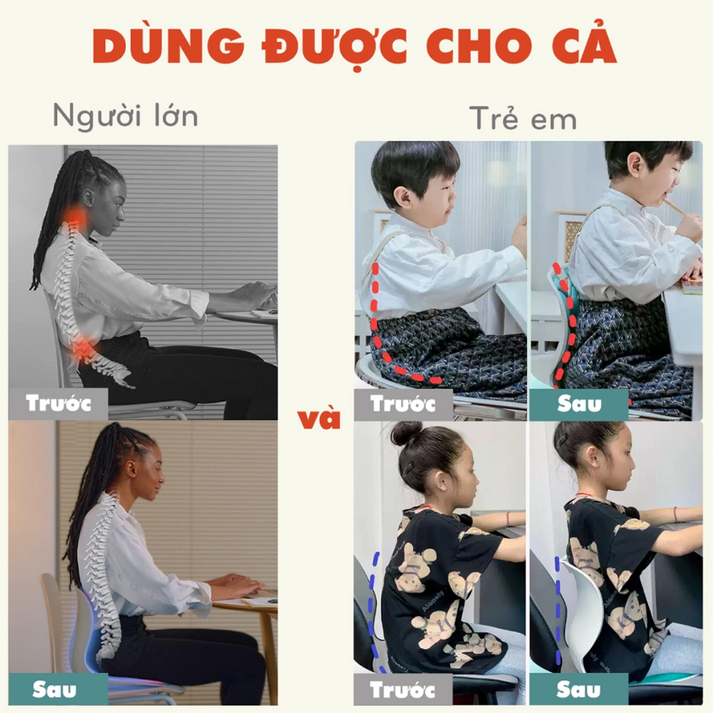 Ảnh Ghế Công Thái Học Chống Gù Lưng, Ghế Văn Phòng Giúp Ngồi Thẳng Lưng Phù Hợp Trẻ Em Sinh Viên Người Làm Việc Hãng Amalife 2
