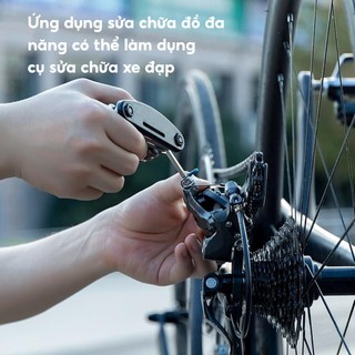 Bộ Lục Giác 16 Chi Tiết Sửa Chữa Xe Đạp Xe Máy Đồ Dùng Đa Năng Có Tua Vít Tiện Lợi Thép Không Gỉ