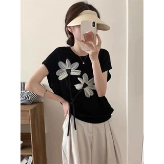 Áo len tay nữ tay dơi len kiểu chất lưới đính hoa nổi siêu điệu freesize  558