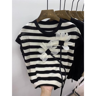 Áo len tay nữ tay dơi len kiểu chất lưới đính hoa nổi siêu điệu freesize  558