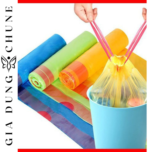 Túi Đựng Rác Tự Phân Huỷ Có Dây Rút Kích Thước 45 x 50cm -Túi Rác Có ...
