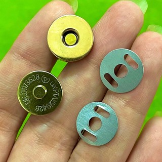 Nút hít nam châm gắn túi loại dày, đường kính 1.4cm, 1.8cm, nguyên liệu làm túi ví, túi xách handmade Pinky Shop mã NHNC