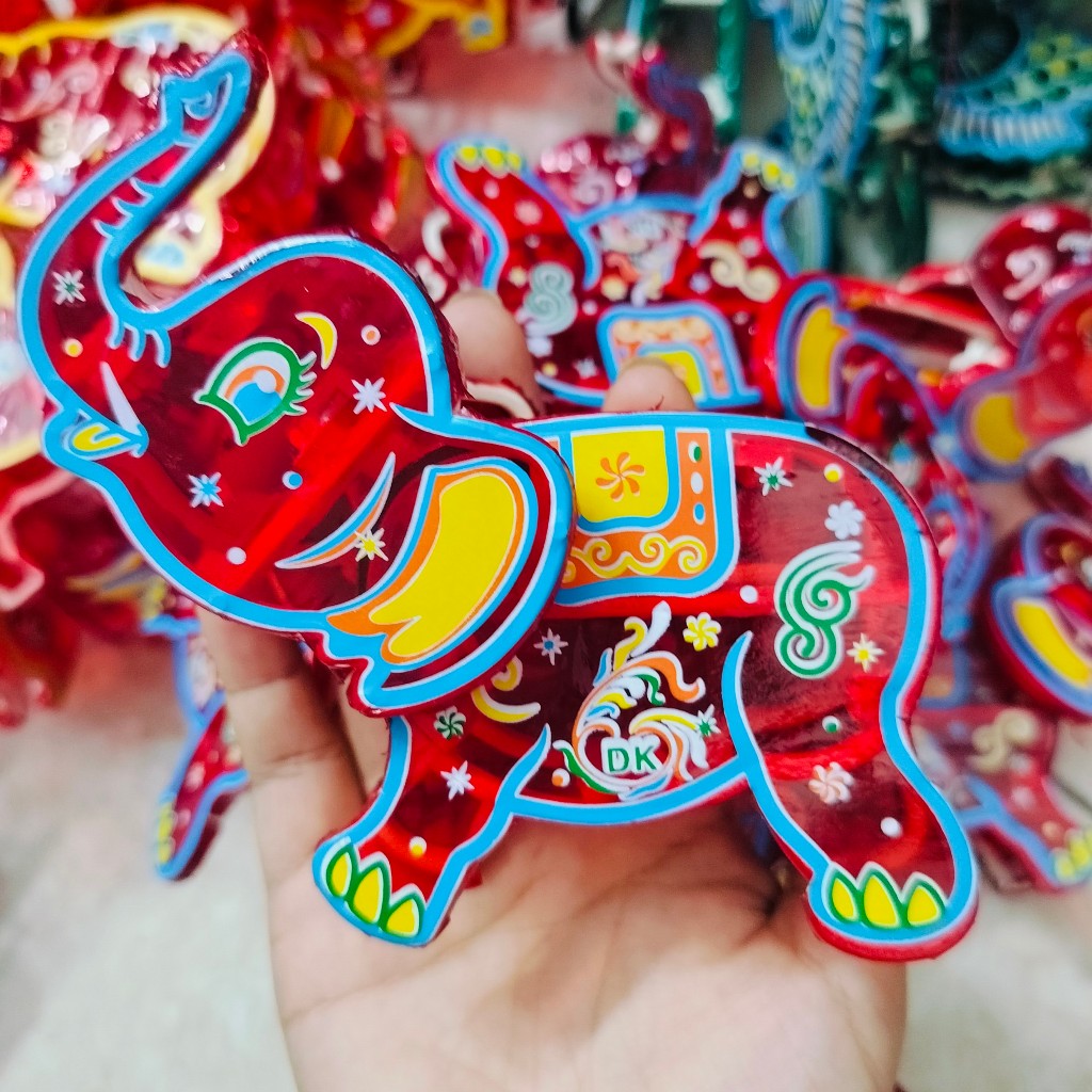 Đèn lồng trung thu giấy kiếng mini trang trí trung thu - Kem Shop K34