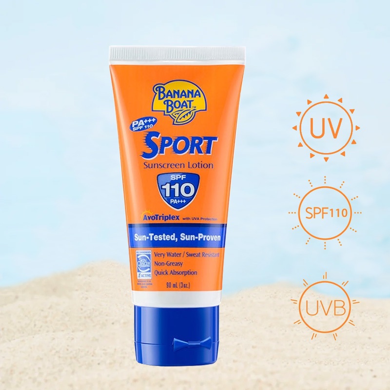 Kem chống nắng thể thao Banana Boat Lotion SPF 110 PA+++ / Kem chống ...