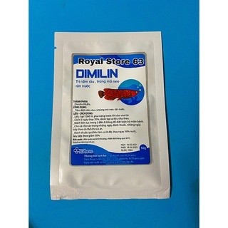 Dimilin Plus Acpharno (10gram) Diệt nấm râu, trùng mỏ neo, rận nước, ký sinh trùng cho cá rồng