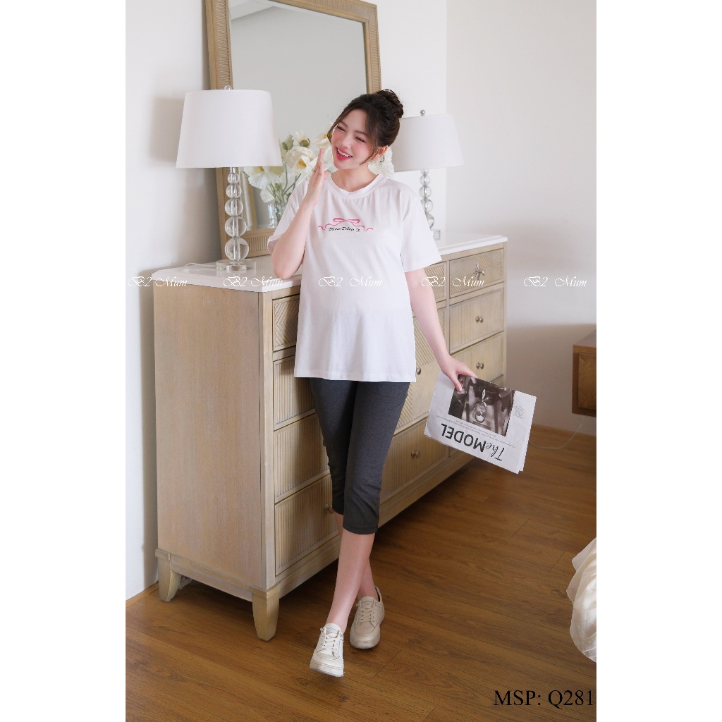 Quần ngố bầu Q281 Thiết kế by B2MUM