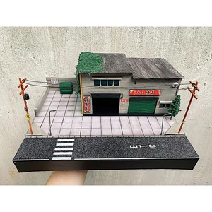 Sa bàn bãi đầu xe 1/64 shophouse