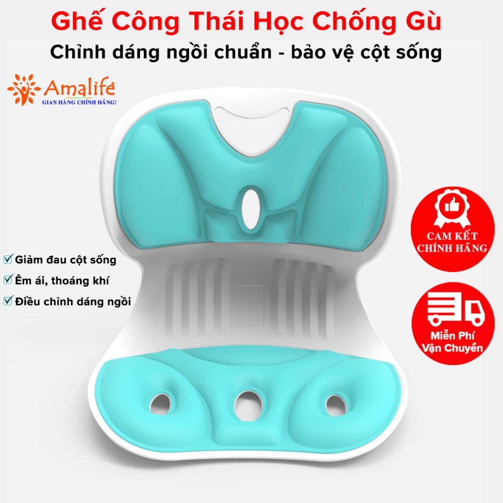 Ảnh Ghế Công Thái Học Văn Phòng Chính Hãng Amalife Chống Gù Lưng Chống Mỏi Cột Sống Cho Trẻ Em Học Sinh Người Lớn 1