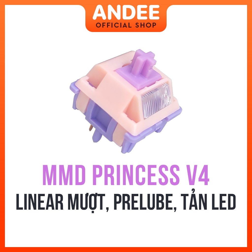 Switch MMD Princess v4 bán lẻ công tắc phím cơ tuyến tính tản LED giá ...