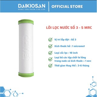Lõi lọc nước Daikiosan 123 Chính Hãng 100% - Bộ 3 Lõi 1-2-3 Daiviet
