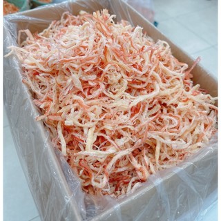 Mực Xé Hấp Nước Dừa Mực Cán Tẩm Vị Mực Sốt Thơm Ngọt 500G