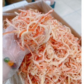 Mực Xé Hấp Nước Dừa Mực Cán Tẩm Vị Mực Sốt Thơm Ngọt 500G