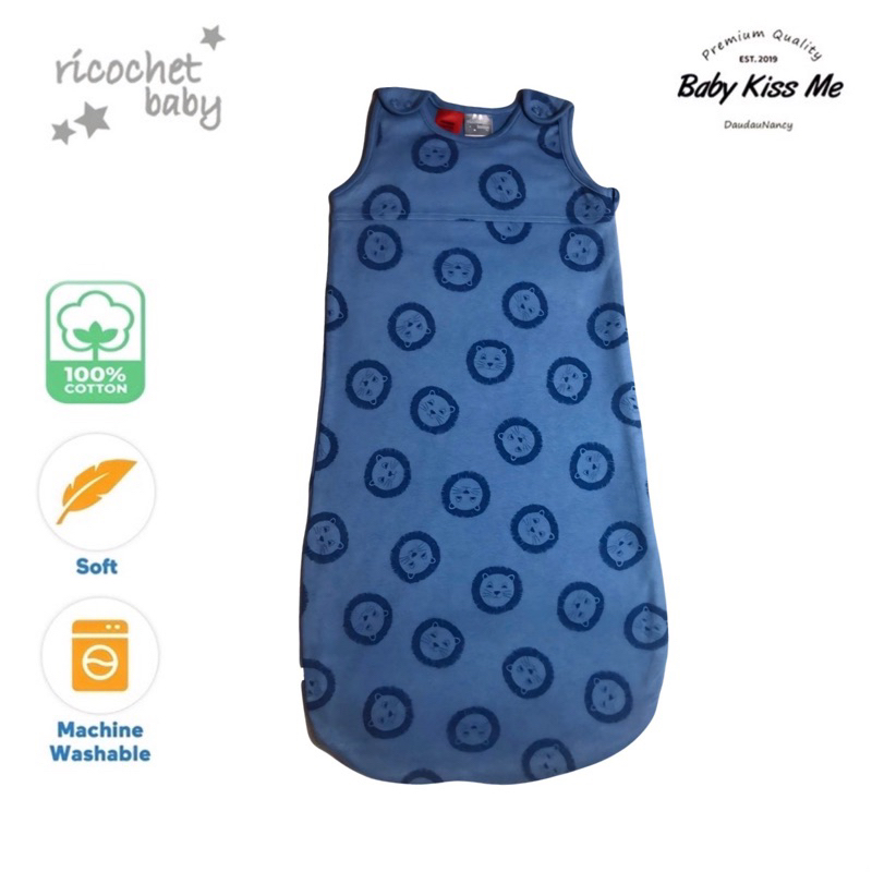 Tui Ng Cao C p Th ng Hi u Ricochet Baby Side Zip Sleep Bag Shopee Vi t Nam