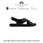 Dép Sandal quai chéo Lemans da bò - 3.BS04, đế cao su có mùi thơm, thiết kế quai điều chỉnh trẻ trung, Bảo hành 06 tháng
