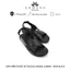 Dép Sandal quai chéo Lemans da bò - 3.BS04, đế cao su có mùi thơm, thiết kế quai điều chỉnh trẻ trung, Bảo hành 06 tháng