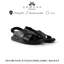 Dép Sandal quai chéo Lemans da bò - 3.BS04, đế cao su có mùi thơm, thiết kế quai điều chỉnh trẻ trung, Bảo hành 06 tháng