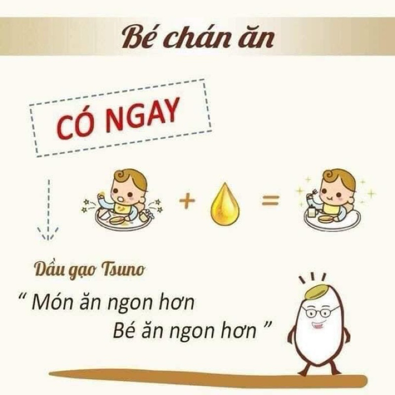 [Hỏa Tốc HN] Dầu gạo nguyên chất Tsuno Nhật Bản chai 180g