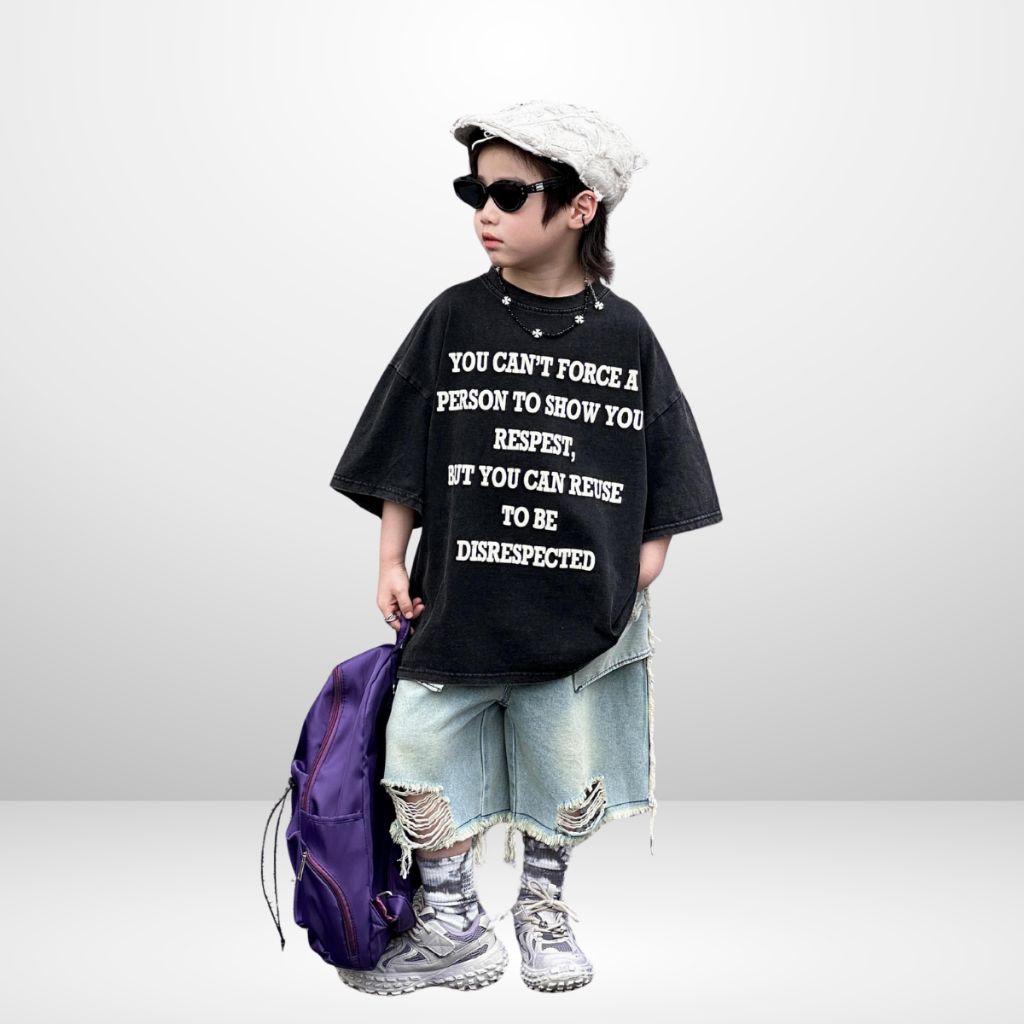 Áo Thun Ngắn Tay Mùa Hè Cho Bé Trai, Bé Gái In Hình Năng Động, Cổ Tròn B536 | JJ Kids Fashion