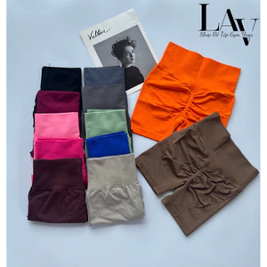Quần legging đùi tập gym yoga MITAO nâng mông cạp cao gen bụng co dãn 4 chiều - LAV Activewear/3DK19