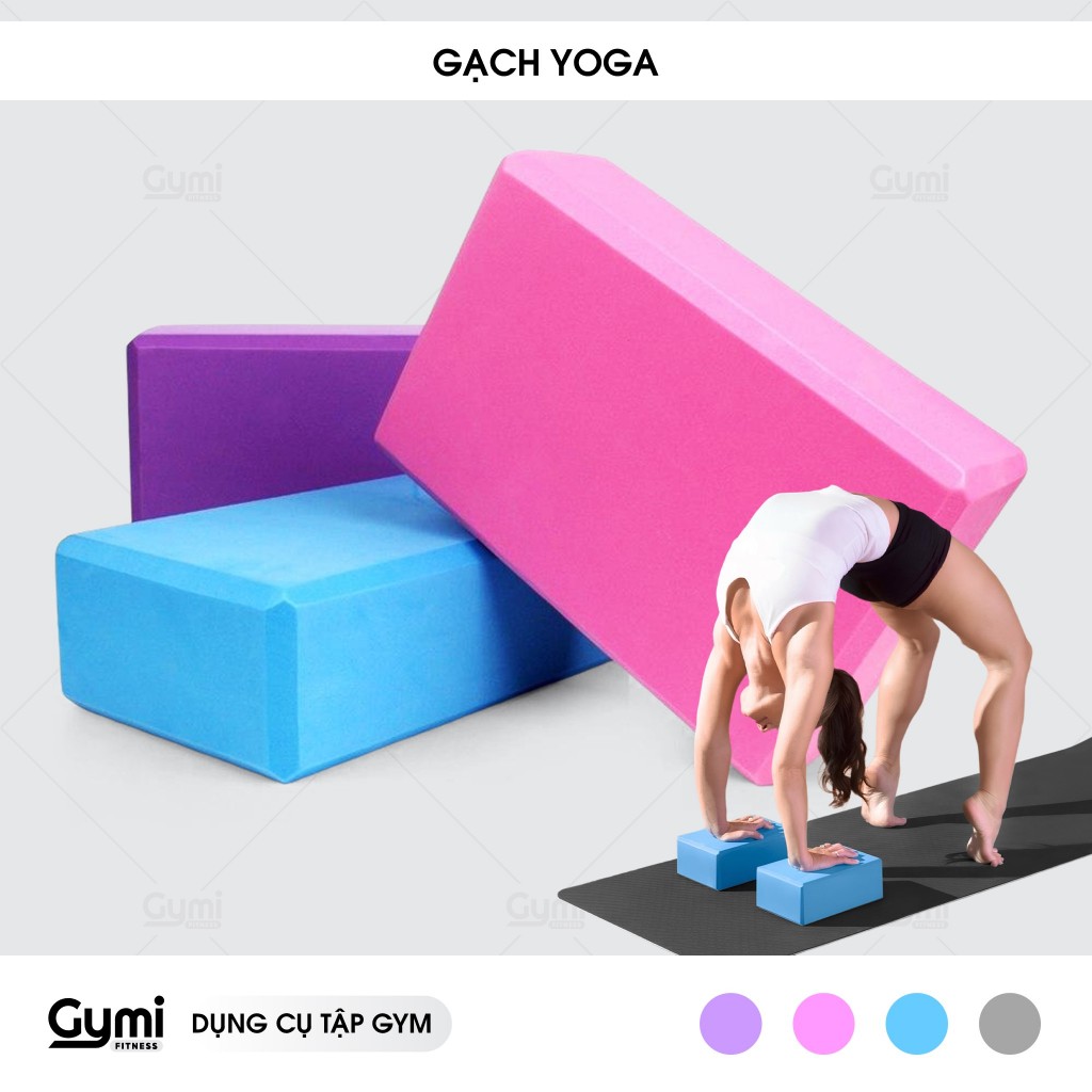 Gạch Tập Yoga, Gối Tập Yoga Cao Cấp Loại 1 - Hỗ Trợ Đạt Hiệu Quả Cao, Tránh Chấn Thương - GachYoga