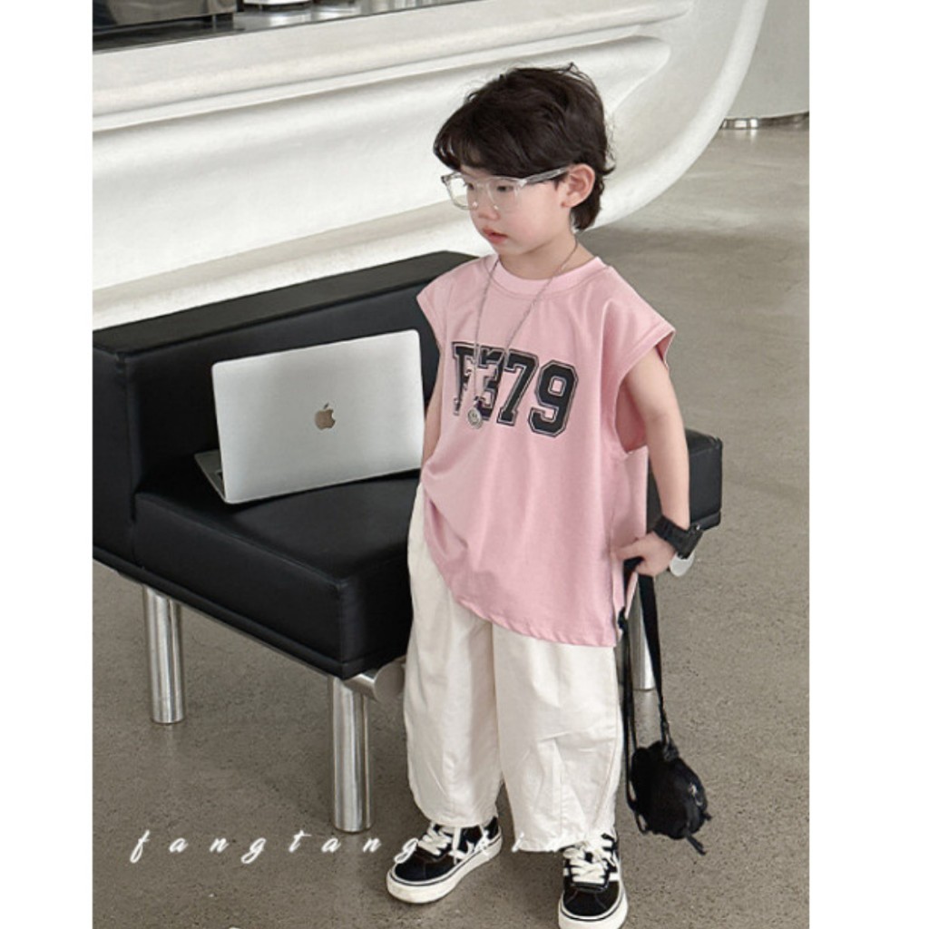 Áo Thun Ngắn Tay Mùa Hè Cho Bé Trai, Bé Gái In Hình Năng Động, Cổ Tròn | JJ Kids Fashion