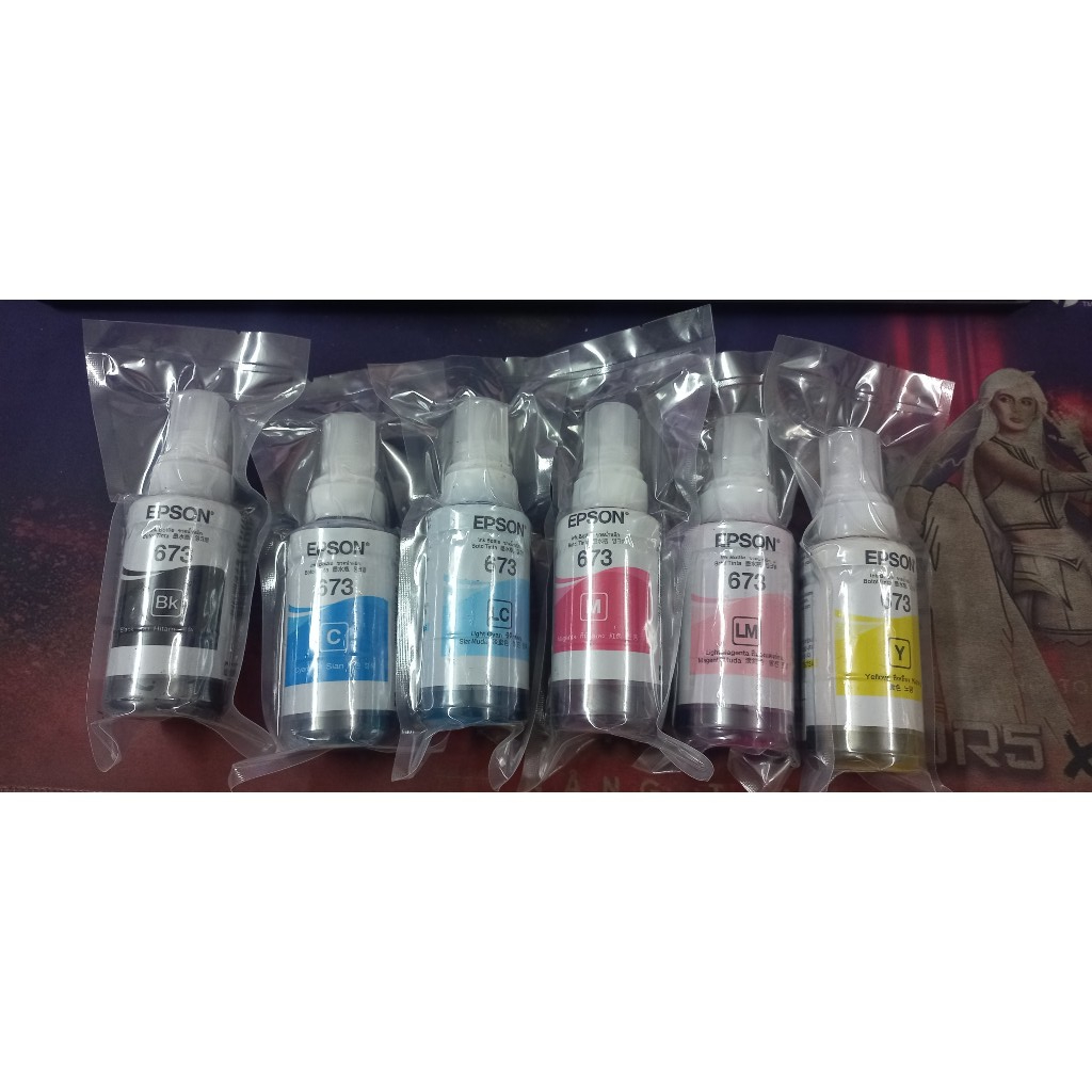 Mực in màu Epson T673 mực máy in Epson L800 / L810 / L805 / L850 / L1800