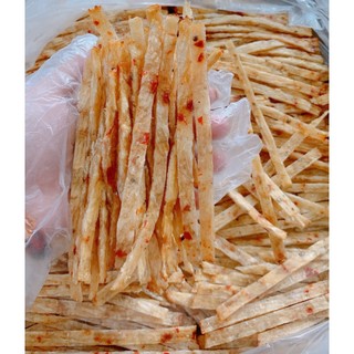 Khô Cá Thiều Que Cắt Sợi Tẩm Vị Ăn Liền Hũ 500G Hàng Chất Lượng Loại Nhất