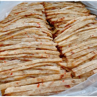 Khô Cá Thiều Que Cắt Sợi Tẩm Vị Ăn Liền Hũ 500G Hàng Chất Lượng Loại Nhất