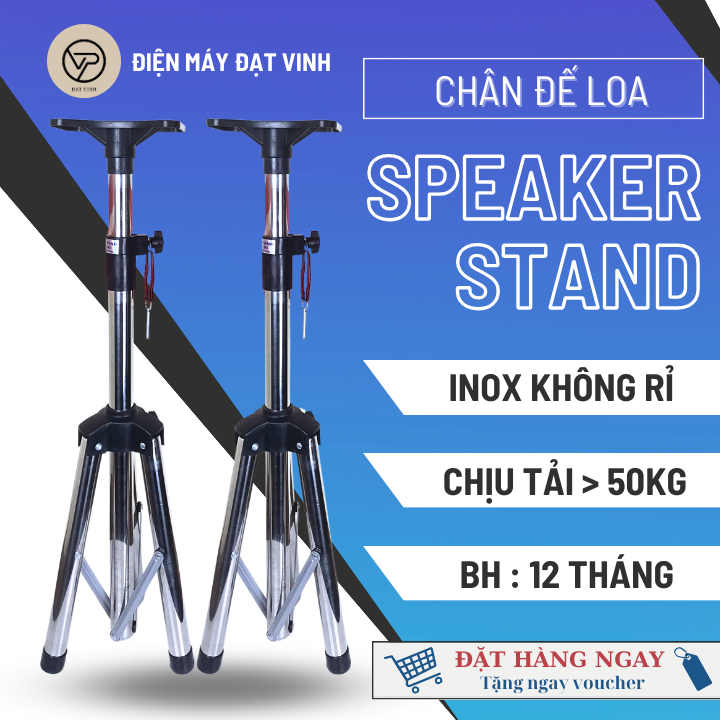 [ Chính Hãng ] Chân đế, kệ để loa Inox siêu bền bỉ Đạt Vinh loại Thấp ...