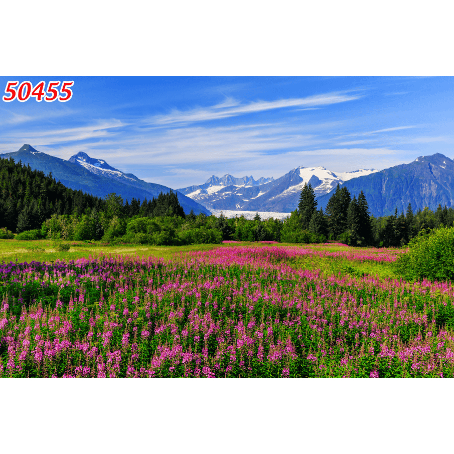 Tranh dán tường 3D vải lụa trang trí quán...