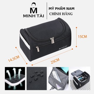 Túi vải đựng mỹ phẩm nam phong cách cổ điển chống thấm nước