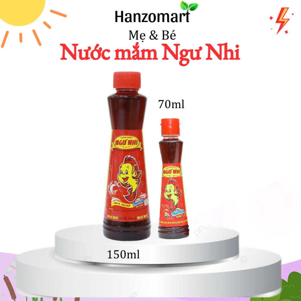 Nước mắm Ngư Nhi cho bé chiết xuất cá cơm