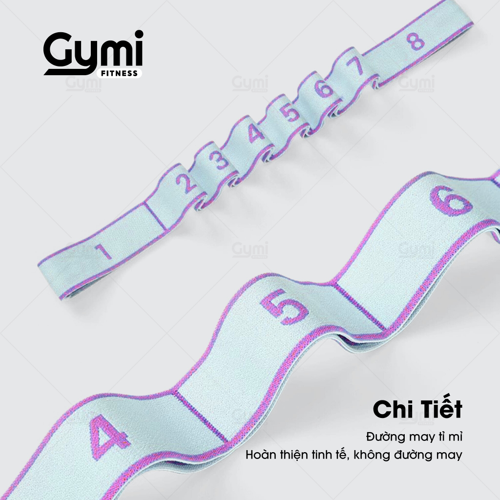 Dây Đai Kháng Lực 8 Tầng Hỗ Trợ Tập Yoga Uốn Dẻo, Tập Múa - DayYoga-8Tang
