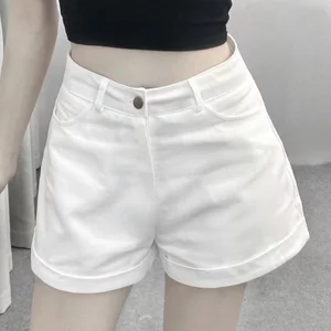 Quần Short KaKi Cạp Cao BigSize Gập Gấu Quần Đùi Sắn Gấu Phong Cách Hàn Quốc 128