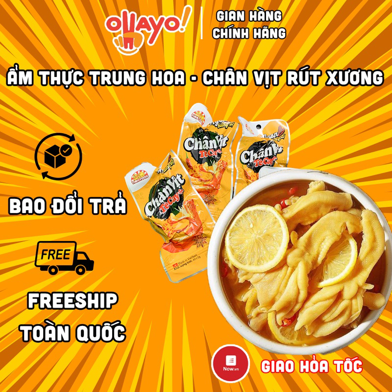 Chân vịt rút xương tê cay, thơm ngon đậm vị | Shopee Việt Nam