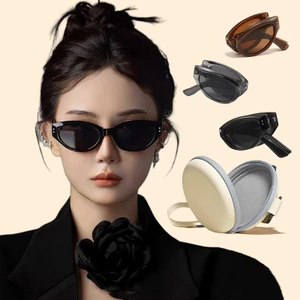 Kính râm mát gấp gọn thời trang nữ nam cá tính Hottrend phong cách retro Hàn Quốc đẹp giá rẻ 279