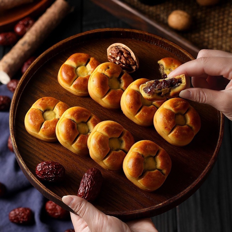 Bánh Nướng nhân  táo đỏ túi 1 kg