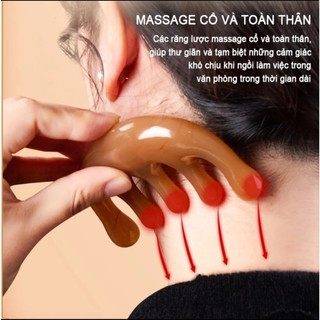 Lược Gỗ Đàn Hương Mát Xa Da Đầu Dành Cho Cả Nam Và Nữ - Lược Gỗ Mát Xa - Thư Giãn Giúp Giảm Rụng Hiệu Qủa