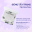 Combo 5 Bông tẩy trang Miju - 100% cotton - Dập viền - Không xơ bông