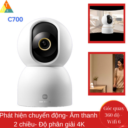 Cámara Xiaomi C700 4K - 360° Con Detección De Movimiento