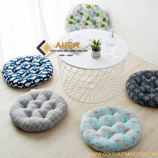 Đệm Ngồi Bệt, Nệm Ngồi Bệt Hình Tròn Phong Cách Nhật Bản -  Kho Sỉ Gia Dụng Alulu