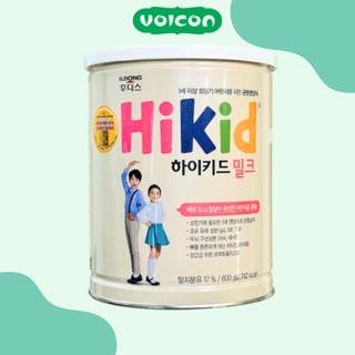 [Chính hãng] Sữa bột Hikid Hàn Quốc bò/dê lon 600gr, phát triển chiều cao Cho Bé