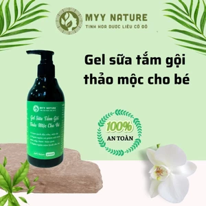 Gel sữa tắm gội thảo mộc cho bé 300ml Myy Nature - Làm Sạch Dịu Nhẹ