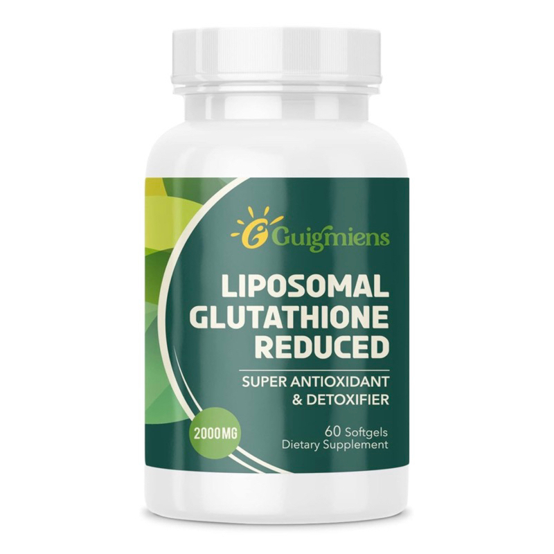 guigmiens liposomal glutathione Viên trắng da, chống oxy hoá, cấp nước liều cao Guigmiens Liposomal  Glutathione 2000mg 60v USA