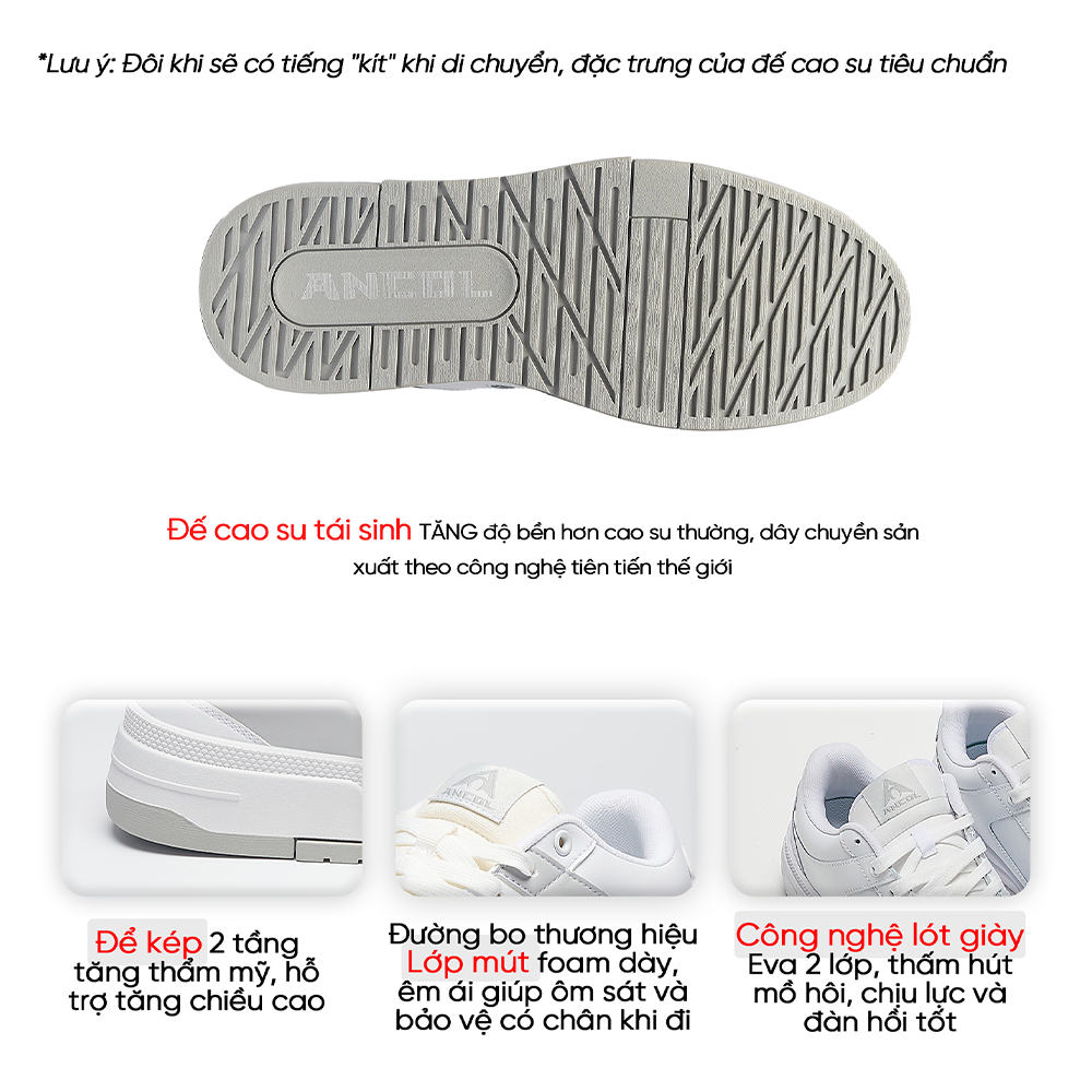 Giày Sneaker Thể Thao Unisex Ancol Xtreme Luna / Smoky / Magi, Da Ultra M Bền Bỉ, Thoáng Khí, Đế Cao Su | BigBuy360 - bigbuy360.vn