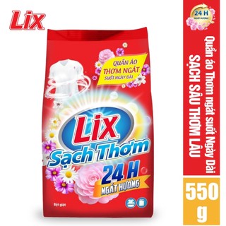 Bột giặt LIX extra đậm đặc túi 800g/550g/250g